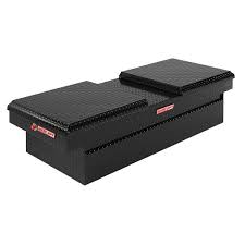 Weatherguard  Gull Wing Wide Full Size LB Black Aluminum Box