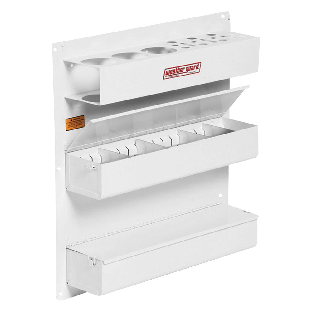 Weatherguard  Door Tool Tray Organizer, White