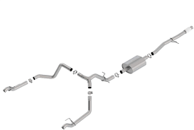 BRL140769 3.00-2.75 in. S-type Uses Factory Exhaust System for 2019 Silverado Sierra 1500 5.3L EC STB-CC Small Block