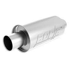 2.5 in. In & Out 10 x 5 in. Dia. Round without Notch S-type Muffler