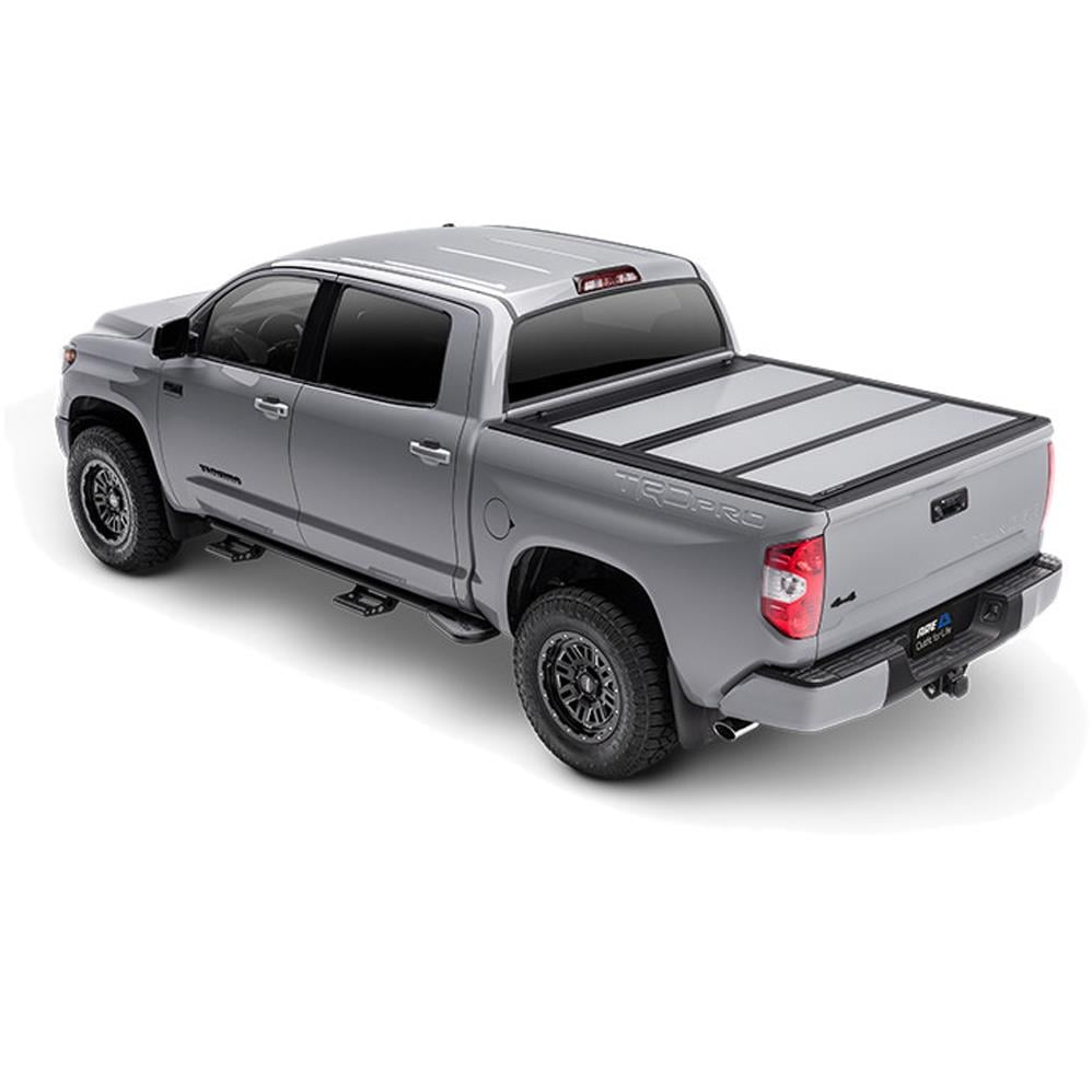 Picture of A.R.E Truck Accessories ATAAR12018L-41 Paint Code 41 Black Are Fusion Tonneau Cover for 2014-2018 Silverado & Sierra 5.8 ft. Bed