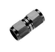 06 Female to Female AN & JIC Swivel Coupling - Black