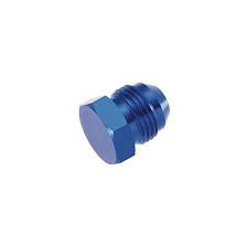 03 AN & JIC Aluminum Flare Plug - Blue