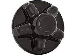 Small Quicktrim ABS Black Hub Cover, 5 Lug on 4.5 in. BC