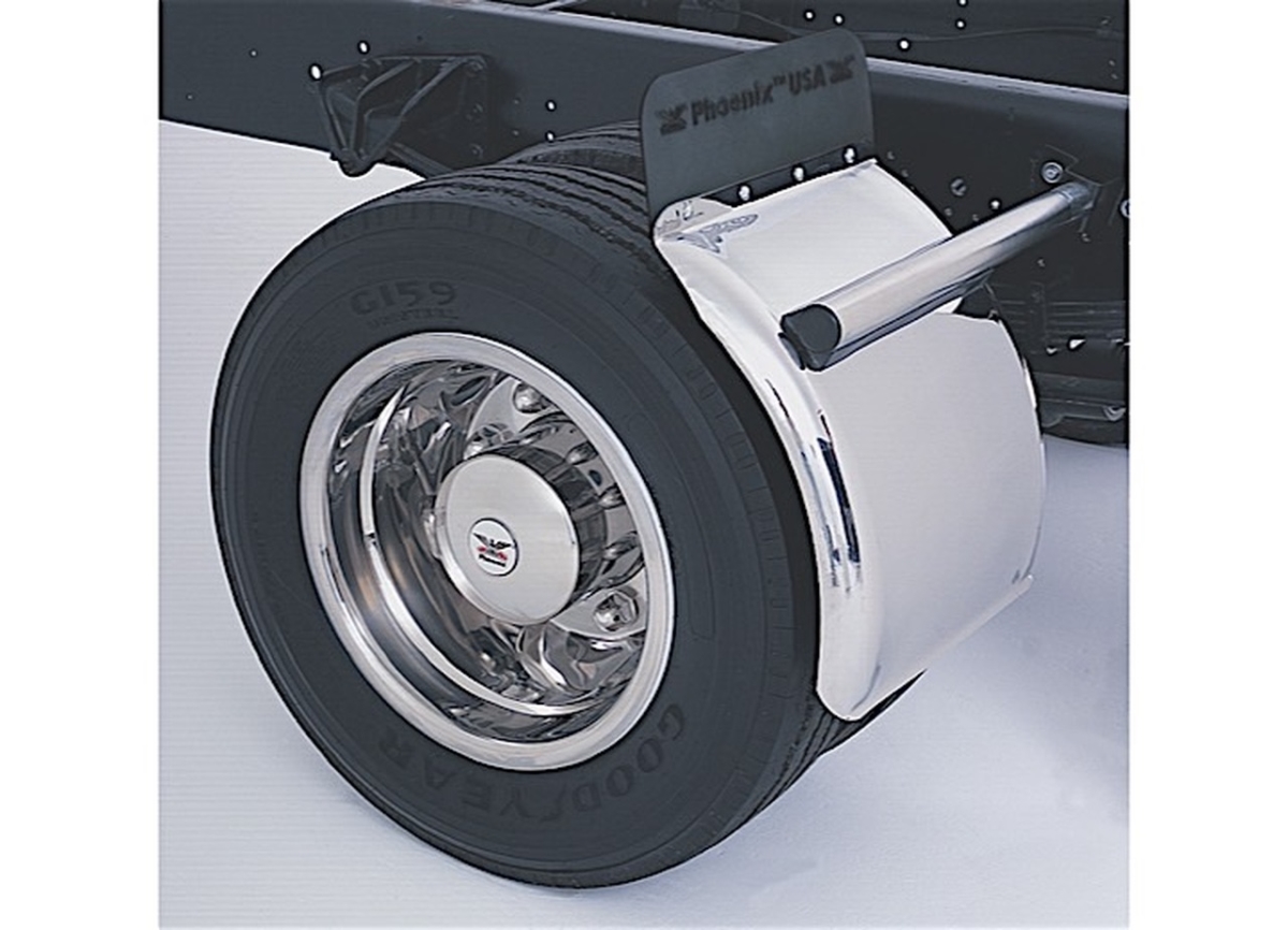 21 in. Wide Quarter Fender with Brackets