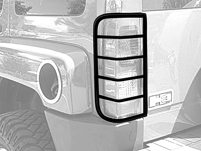 PMXEMXH3TG200 Tail Light Guard Hummer, Black