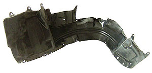 Right Hand Front Fender Inner Liner with Mounting Clips & Bolts for 2003-2006 Mitsubishi Outlander