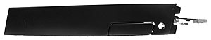 SHE802-135BR 18 in. Right Hand Outer Door Handle for 1988-1991 Cutlass Supreme CPE with Intl Series, Matte Black