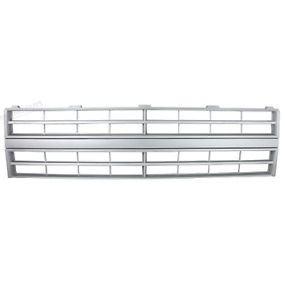 Grille with Single Rectangle Headlamp without Molding Holes for 1985-1987 Pickup, Argent