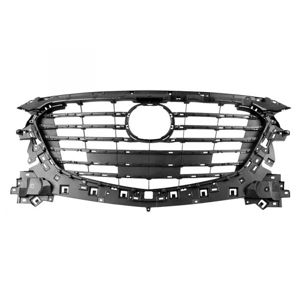 Grille Assembly for 2017-2018 Mazda 3, Metallic Black