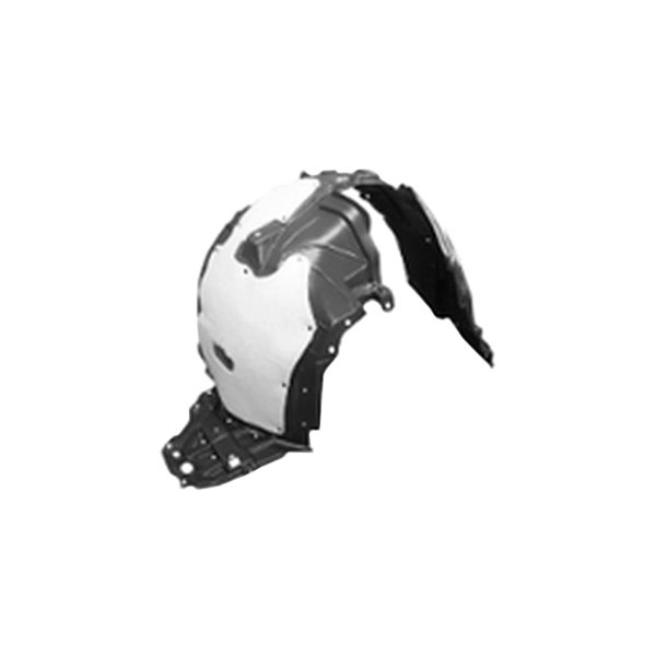 Right Hand Front Fender Inner Panel for 2017 Nissan Qashqai, Matte Black