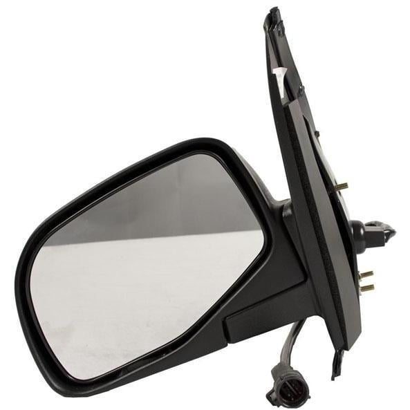 SHE584A-323L Left Hand Power Non-Heated Folding Door Mirror with Paddle Lamp for 1995-2001 Explorer, Texture Black -  Sherman Parts