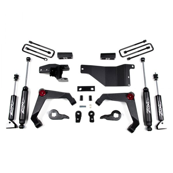 ZORC31N 3 x 2 in. Front & Rear Adventure Series UCA Suspension Lift Kit for 2001-2010 Chevy Silverado 2500 HD