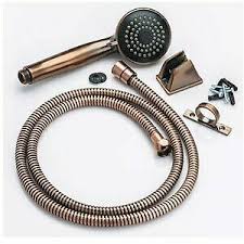 Picture of American Brass AMBCRD-UPGD-PVC-SHWR-ASSY-BN 3 Function Multi Upgrade Personal Shower Kit&#44; Brushed Nickel