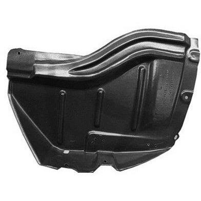 SHE8127-24-1 Front Section Left Hand Fender Liner with Steel Bumper for 2007-2013 Toyota Tundra