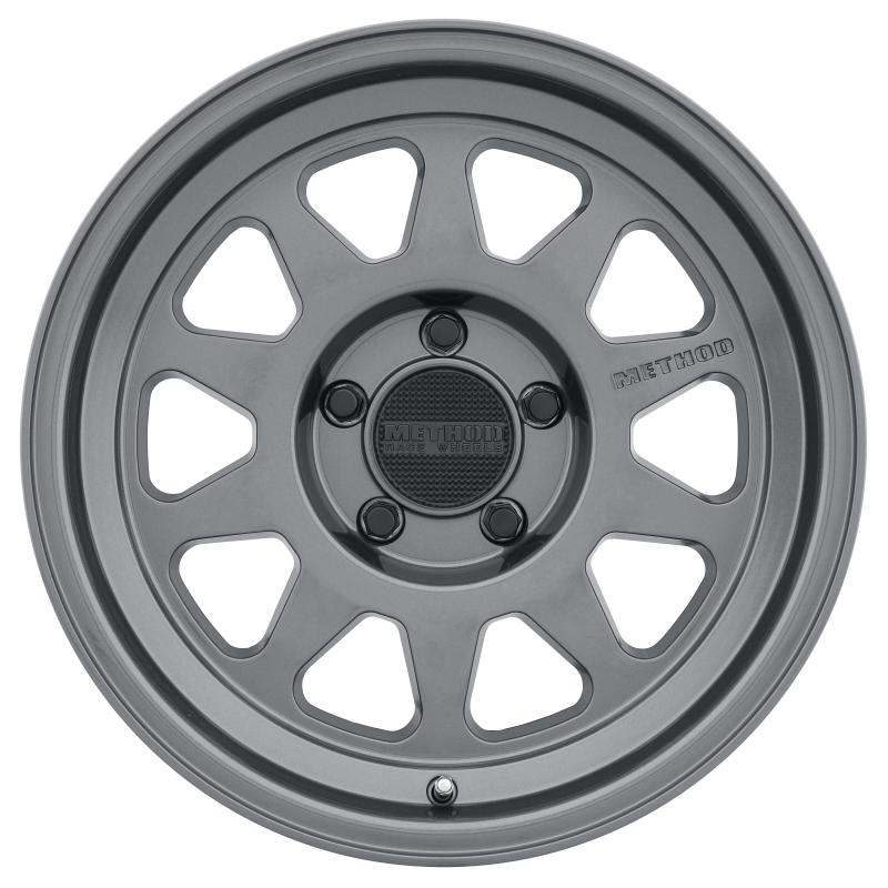 18 x 110.5 mm MR316, 18x9 with 5 on 150 Bolt Pattern Centerbore Wheel, Gloss Titanium