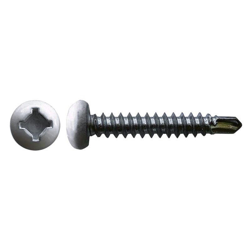 No. 8 x 0.75 in. Zinc Square Recess Pan Head SAE Screws