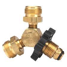 Propane Y Male Adapter, Clamshell