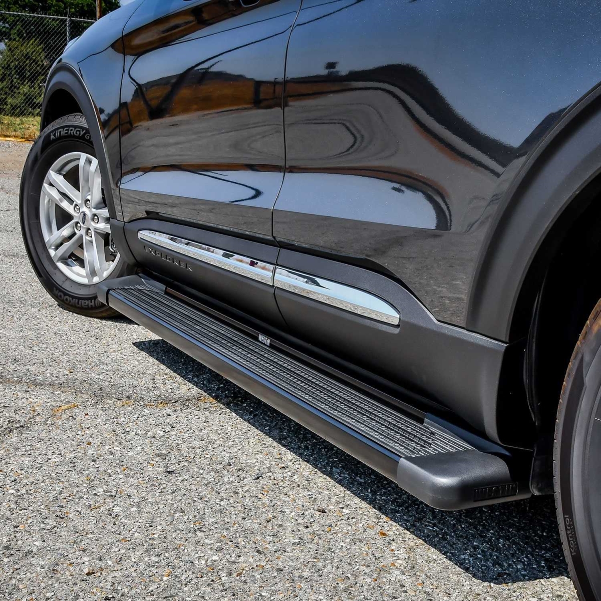 79 in. Black SG6 Running Boards