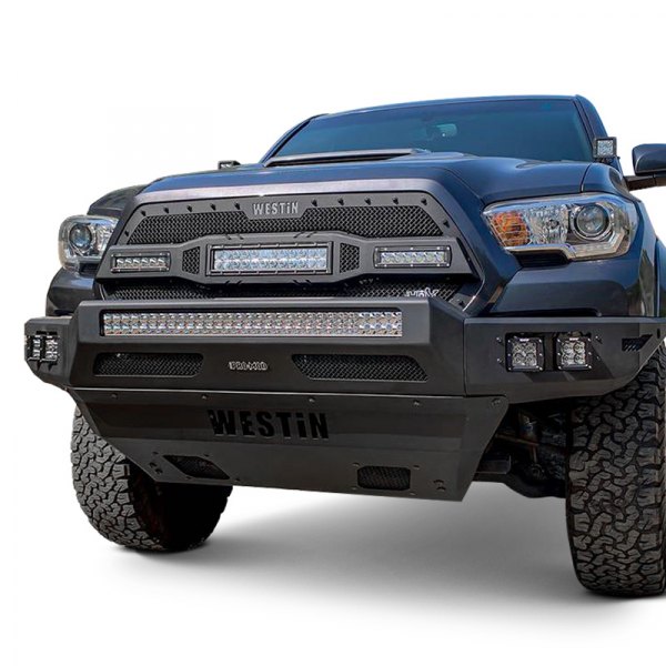 WES58-41045 Pro-Mod Front Modular Bumper for 2016-2022 Toyota Tacoma, Textured Black