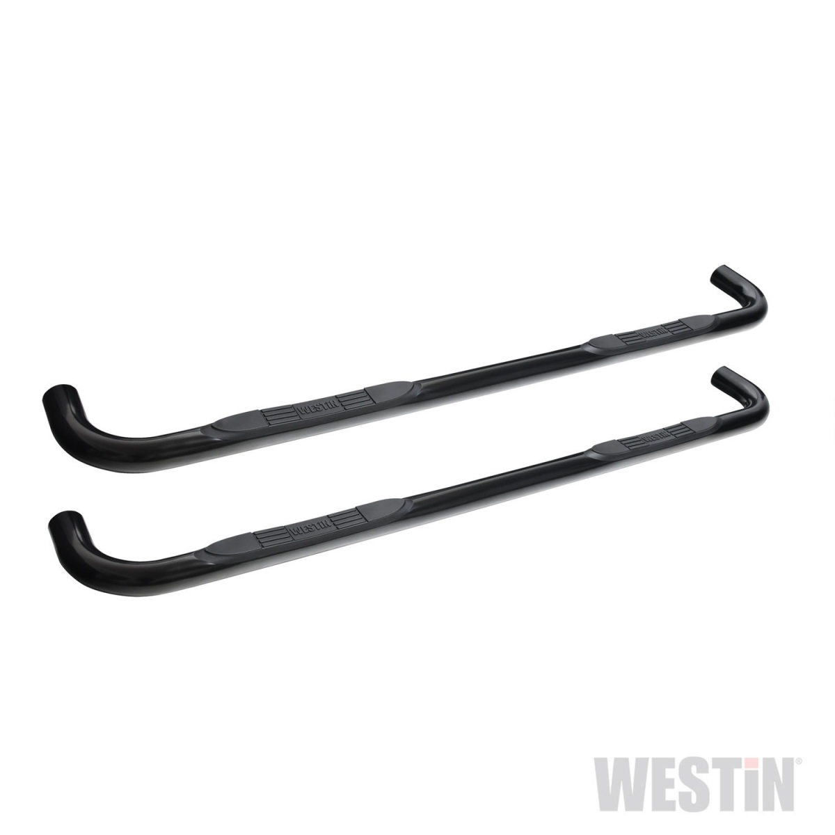 Black E-series 3 Nerf Bars for 2019-C Silverado, Sierra 1500 Double Cab