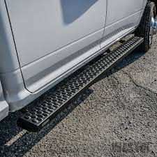 83 in. Textured Black Grate Steps Running Board