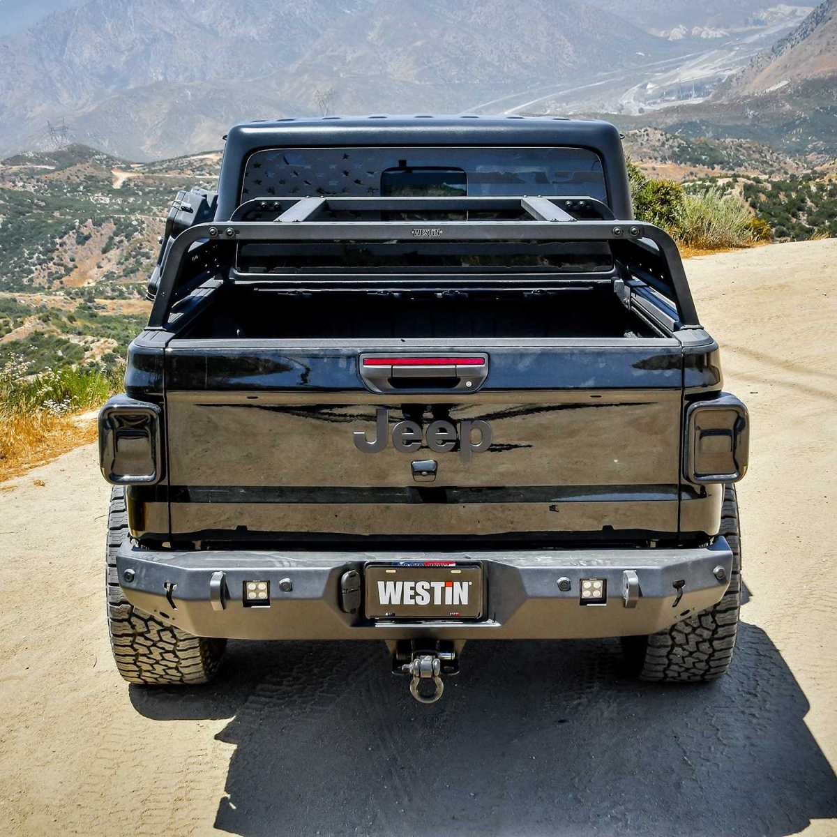 WES51-10005 Textured Black Cargo Rack for 2021-C Gladiator Overland