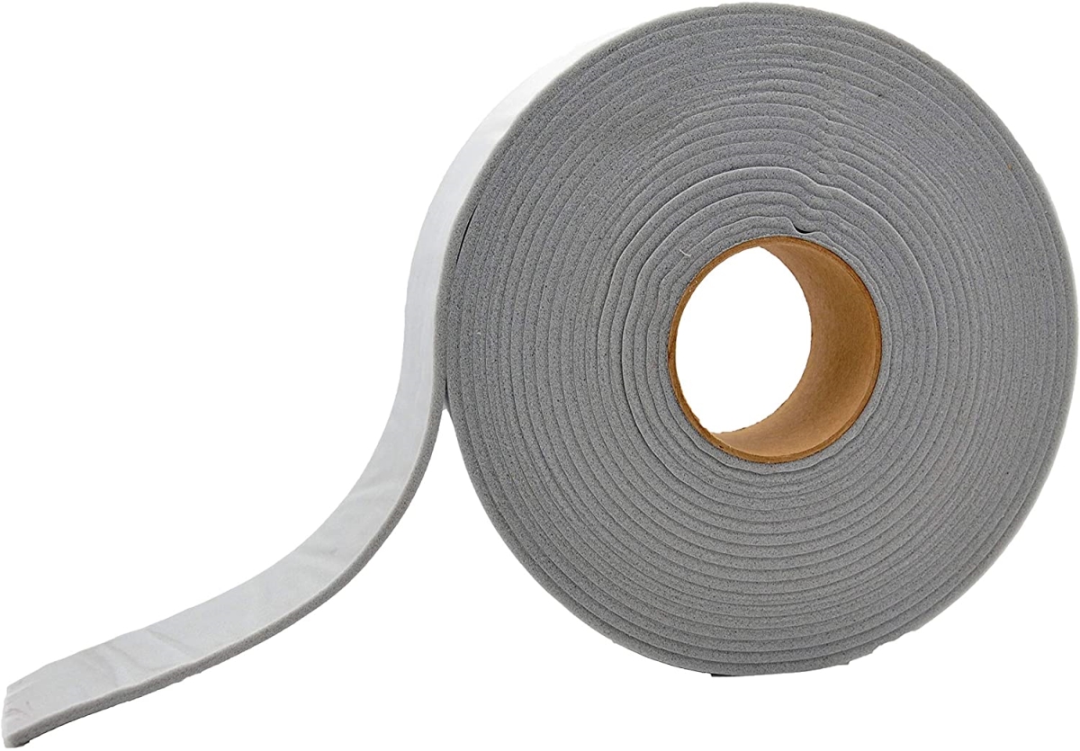 Picture of AP Products APP018-3162530 0.18 in. x 2.5 in. x 30 ft. Cap Foam Tape with Mylar&#44; Grey