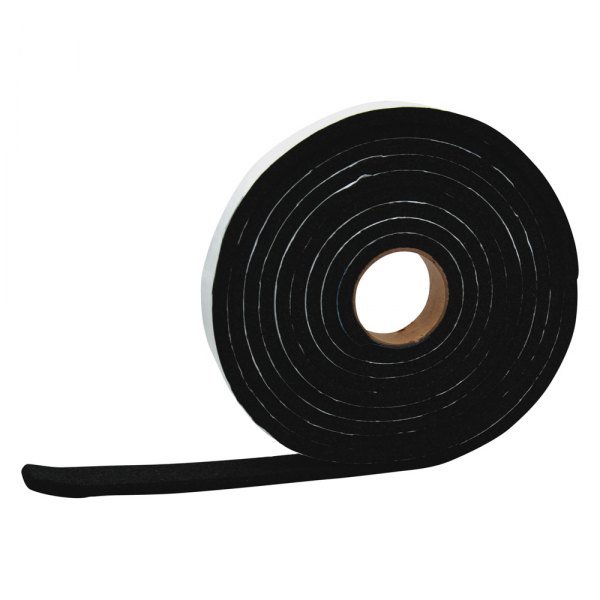 0.31 in. x 1 in. x 10 ft. Weather Stripping Tape, Black