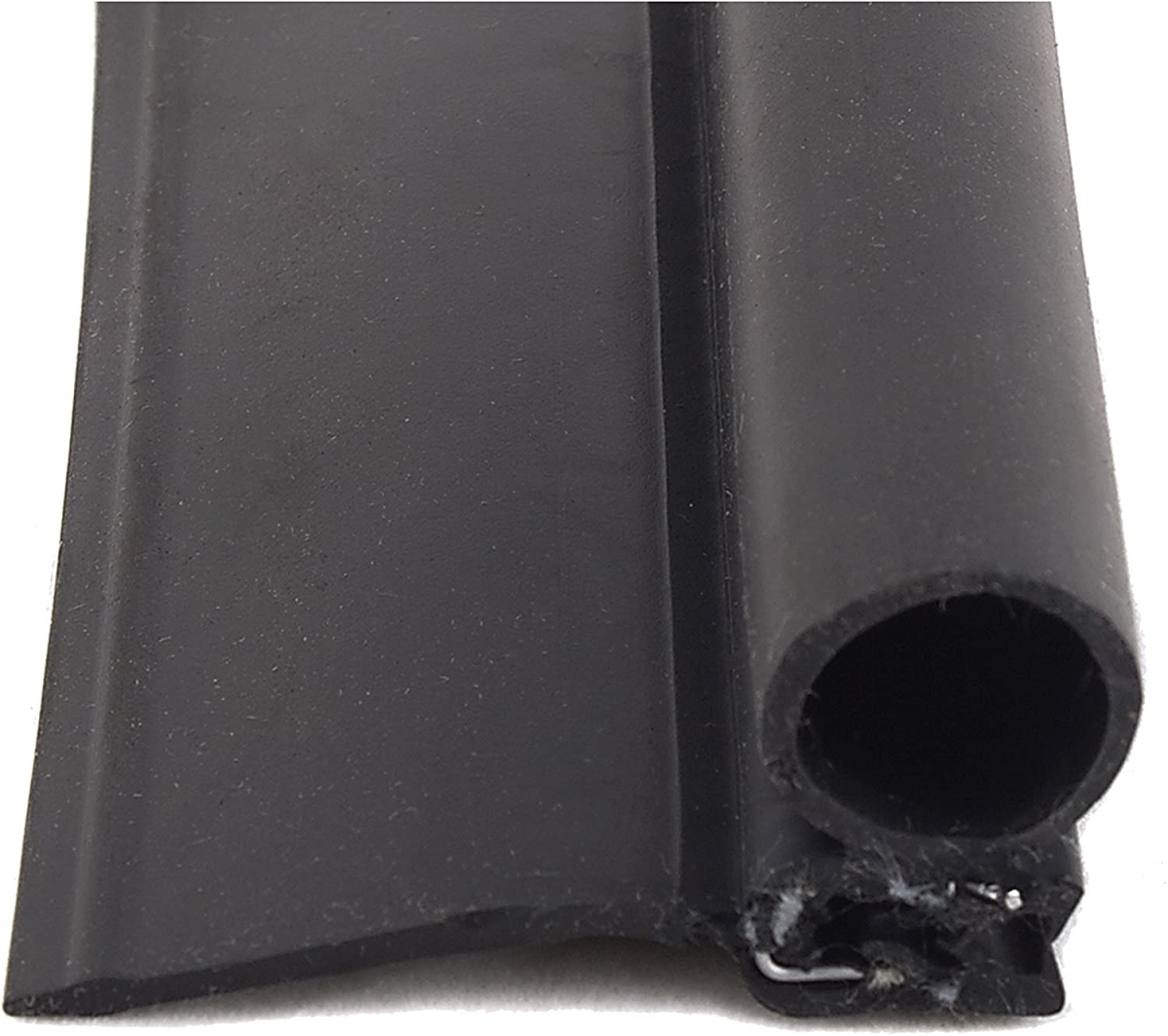1.12 x 2.12 x 35 in. Black Clip on Seal with Single Bulb & Wiper