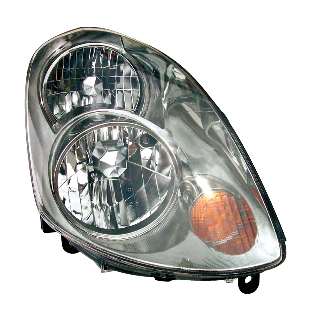 REGDS553-B001R Right Halogen Headlamp Assembly with Composite for 2003-2004 Nissan G35