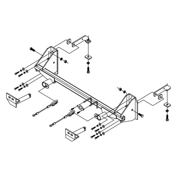 RDM522112-1 Tow Bar Mounting Bracket Kit for 2012-2013 KIA Soul -  RoadMaster