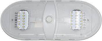 Slim Line Double LED Dome Light - Warm White