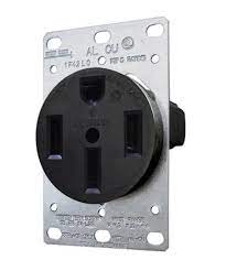 50A Receptacle with Plate