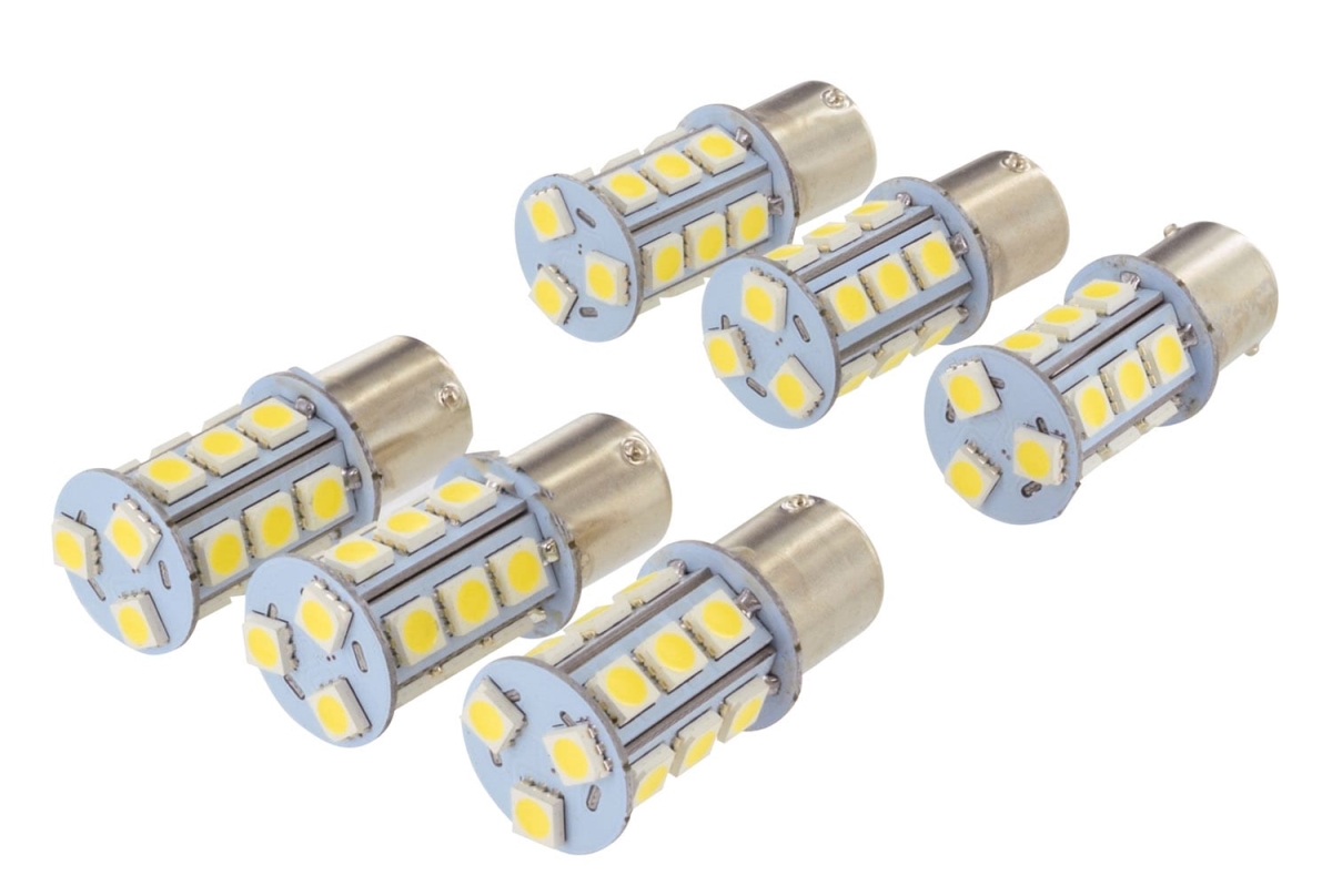 0.20A LED Tower Bright Bulb - 1141 & 1156, Pack of 6