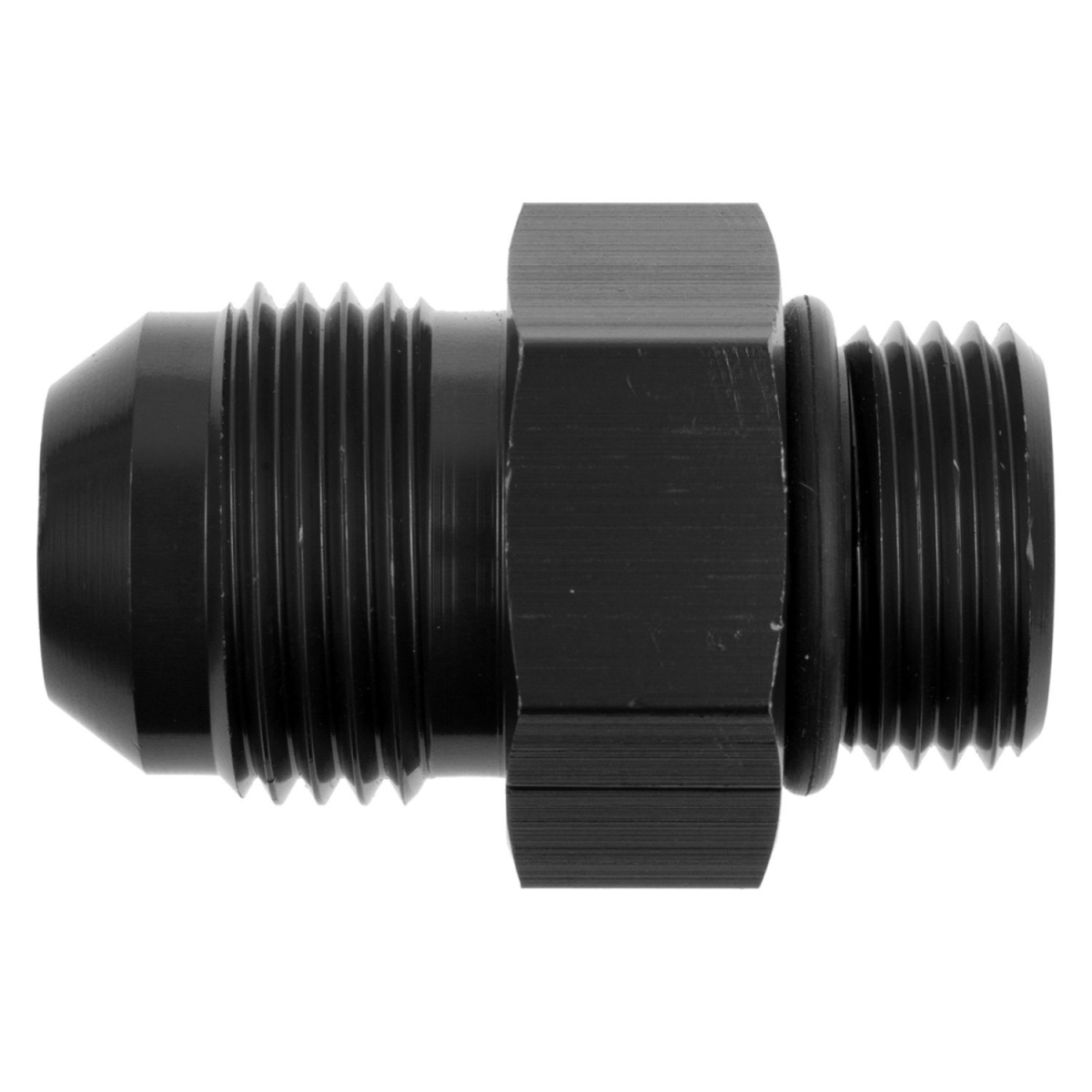 06AN Male to 06AN O-ring Port Adapter - Black