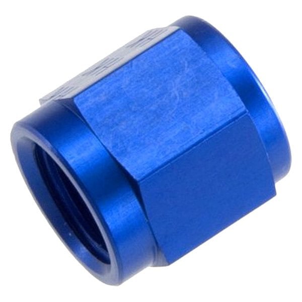 0.56 x 18 06AN AN & JIC Aluminum Tube Nut, Blue - 2 Piece