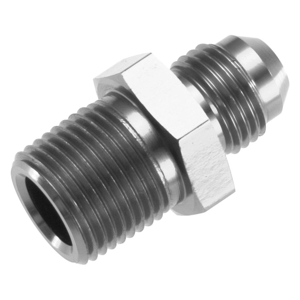 06AN Straight 06AN NPT Male Adapter - Clear