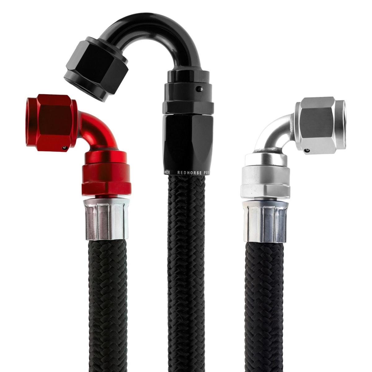 20 ft. 12AN Eseries Black 235 E85 Compatible Stainless Core Hose