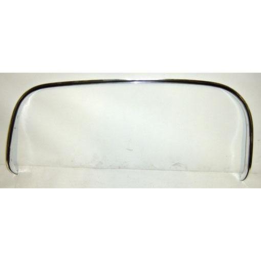 Right Hand Rear Wheel Well Molding with Insert for 1973-1987 Chevy & Pickup, Chrome & Black