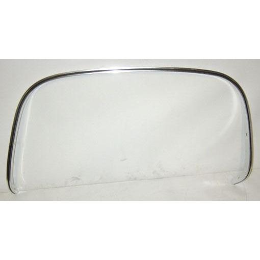 Right Hand Front Wheel Well Molding with Insert for 1981-1987 Chevy Pickup, Chrome & Black