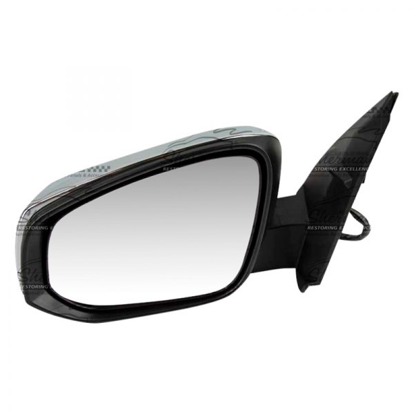 Left Hand Outer Rear View Mirror with Blind Spot Detection for 2016-2017 Toyota Tacoma, Chrome