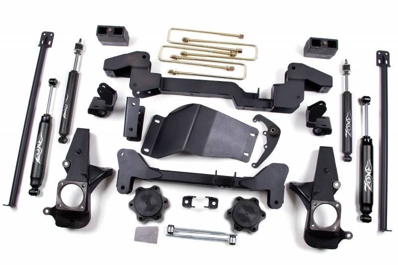 ZORC4N 6 in. Suspension System Kit for 2001-2010 Chevy & GMC K2500 HD