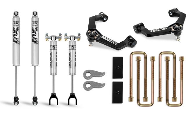 COG110-P0883 3 in. Leveling Lift Kit with Ball Joint Control Arms for 2020 Chevy Silverado 2500