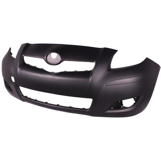 SHE8202-87A-0 H-Back Front Bumper Cover with Fog Lamp Holes for 2009-2011 Toyota Yaris
