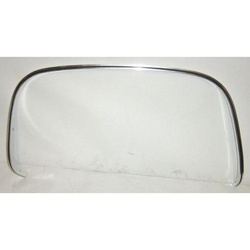 Left Hand Front Wheel Well Molding with Insert for 1981-1987 Chevy Pickup, Chrome & Black