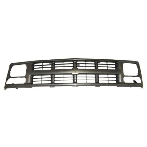 Grille with Single Sealed Beam Type Headlamp for 1994-2002 C-K Pickup, Silver & Gray