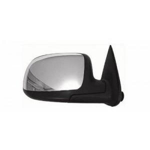 Right Hand Power Heated Door Mirror with Folding Cover for 1999-2002 Silverado & Sierra, Texture Black
