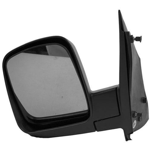 SHE932A-300L Left Hand Manual Non-Heated Folding Door Mirror for 2003-2010 Express & Savana, Textured Black -  Sherman Parts