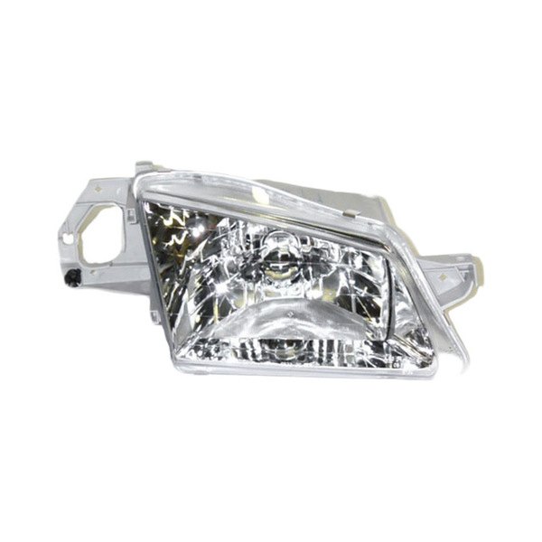 Right Hand Headlamp Assembly with Aluminum Bezel for 2001-2003 Mazda Protege & Sedan Composite 4 Door